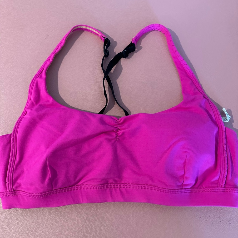 Lululemon Athletica Vibrant Pink Sports Bra